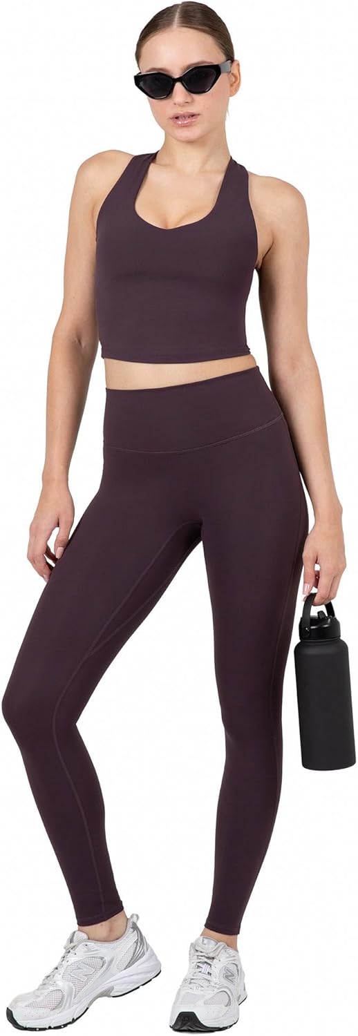 YITTY Active UltraLuxe High Waisted Leggings for Women, No Front Seam Tummy Control, Buttery Soft, Womens Yoga Pilates Gym - Image 5