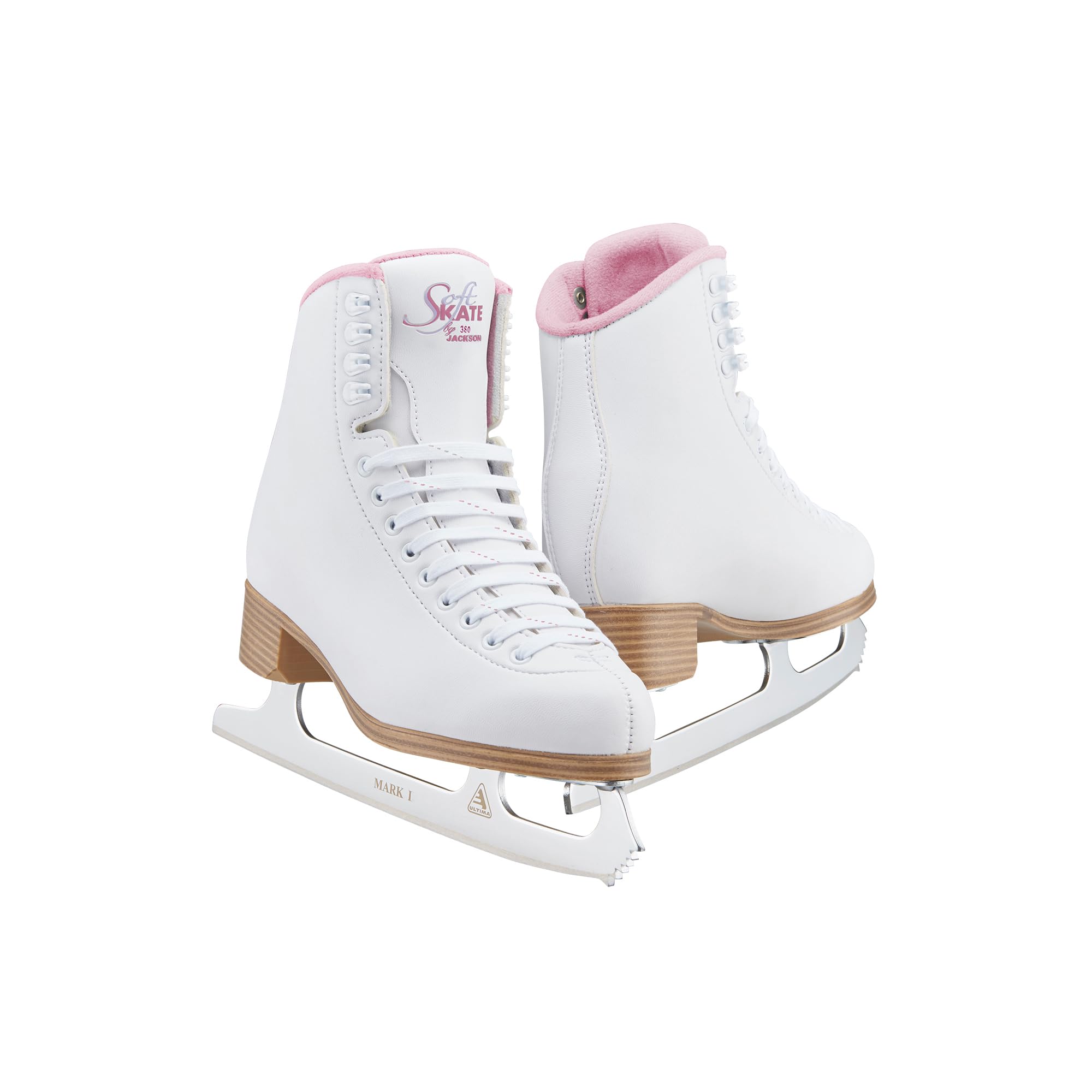 Jackson Classic Pink SoftSkate 380 Womens/Girls Ice Figure Skates - Girls Size 9.0J