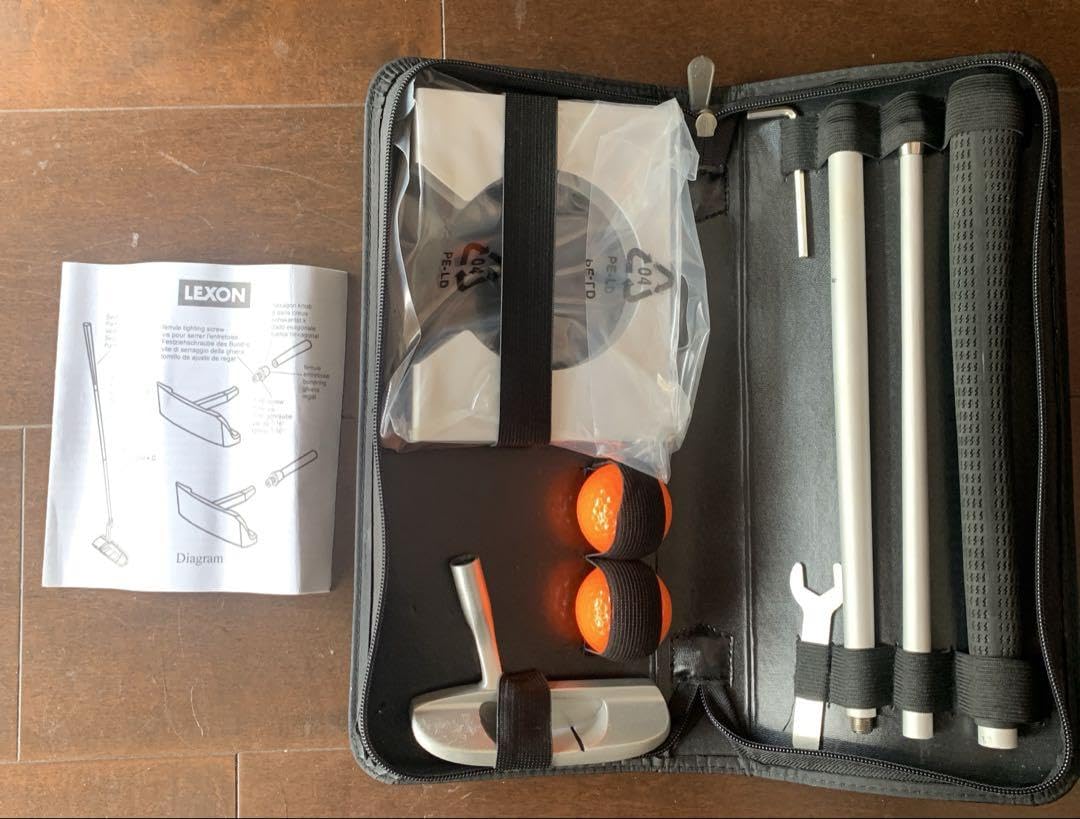 Amazon.co.jp: 匿名発送 LEXON ゴルフ パター 練習セット : スポーツ