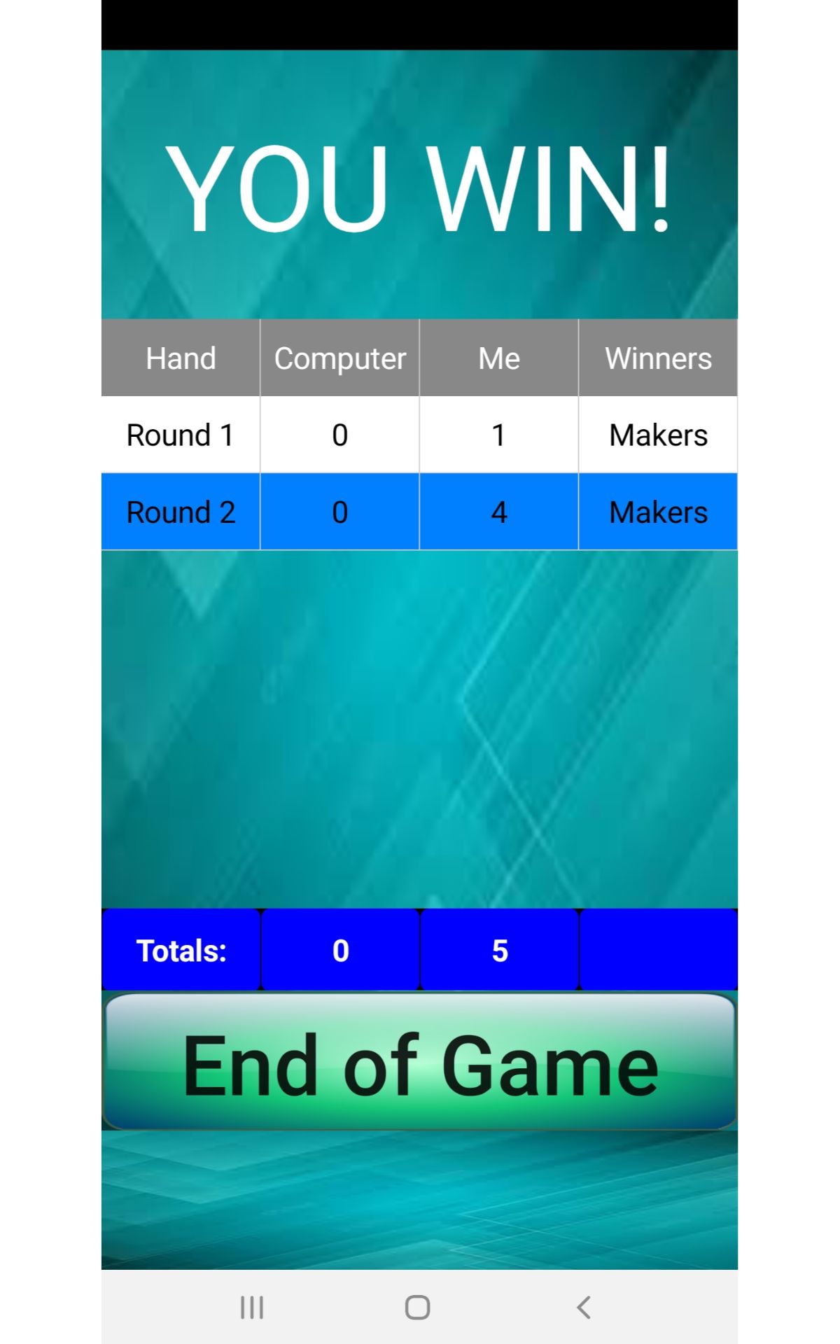 Euchre Card Game App on Amazon Appstore