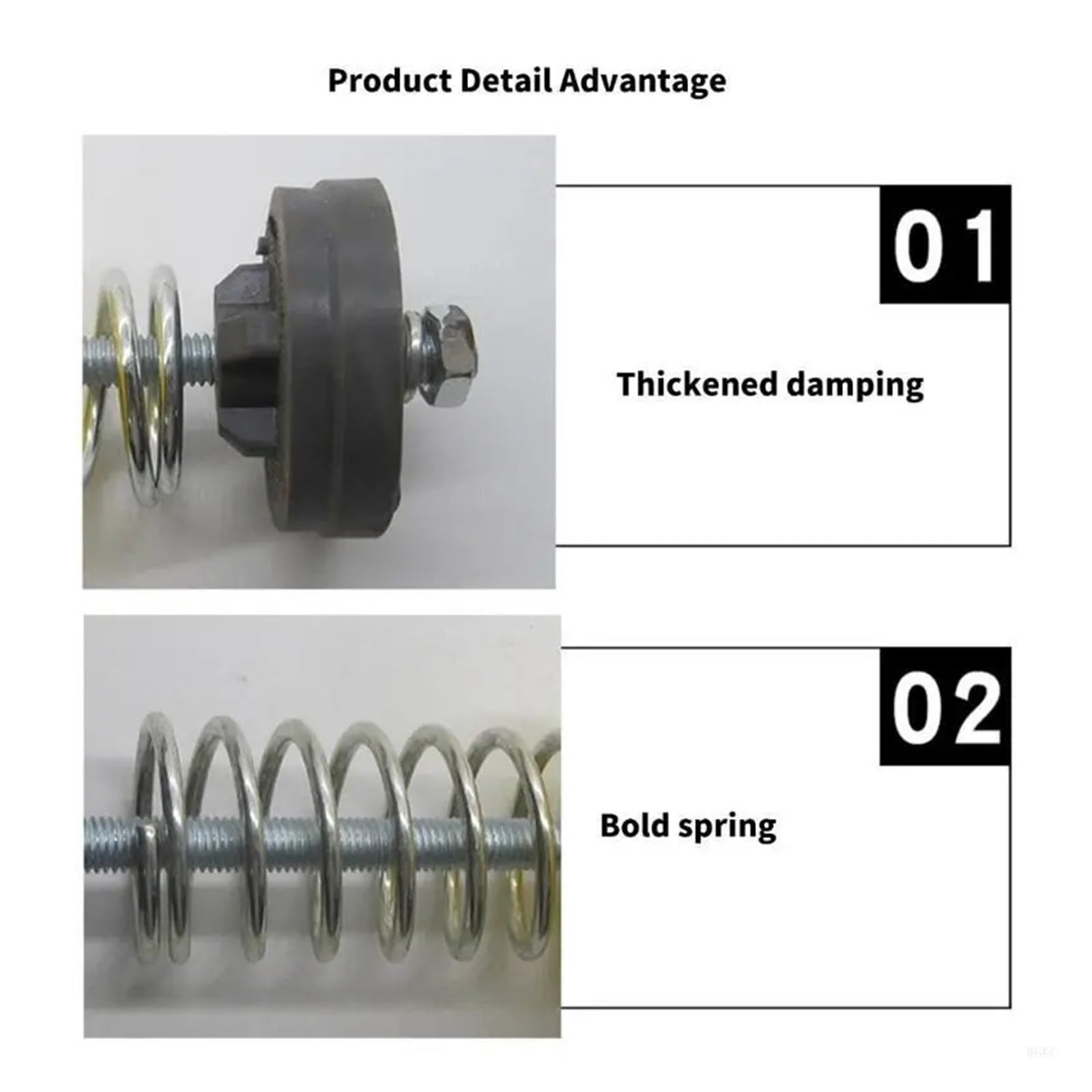 Amortiguadores ajustables for lavadora W8KC, varilla de suspensión antivibración, 4 piezas