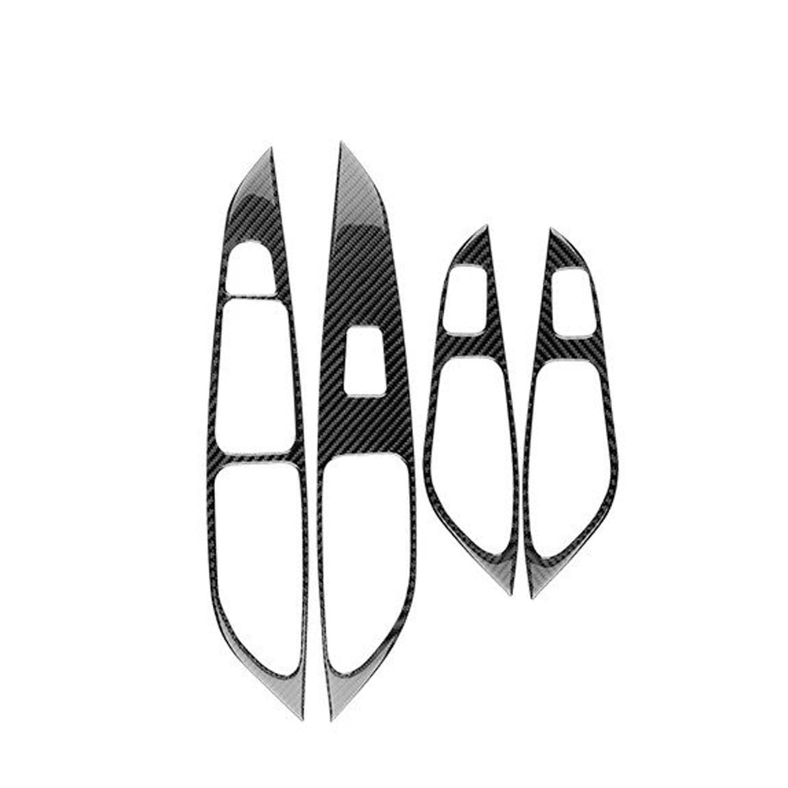 Carbon Fiber Sticker for Seat for Leon MK3 2013 2014 2015 2016 2017 2018 2019 2020 LHD RHD Car Window Lift Panel Interior FRTRGVUVXP(LHD)