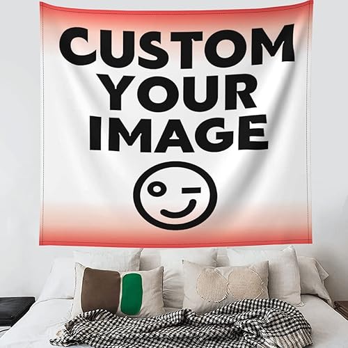 Miniatura 2 de Teaspring Tapiz personalizadopull-upcartelsubir imágenes pancartas y letreros personalizados para dormitorio (60 x 80 pulgadas (59.1 x 78.7 in)