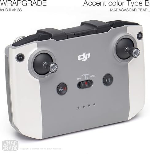 Miniatura 10 de WRAPGRADE Skin compatible con DJI Air 2S  Color de acento B (azul estratosfera)