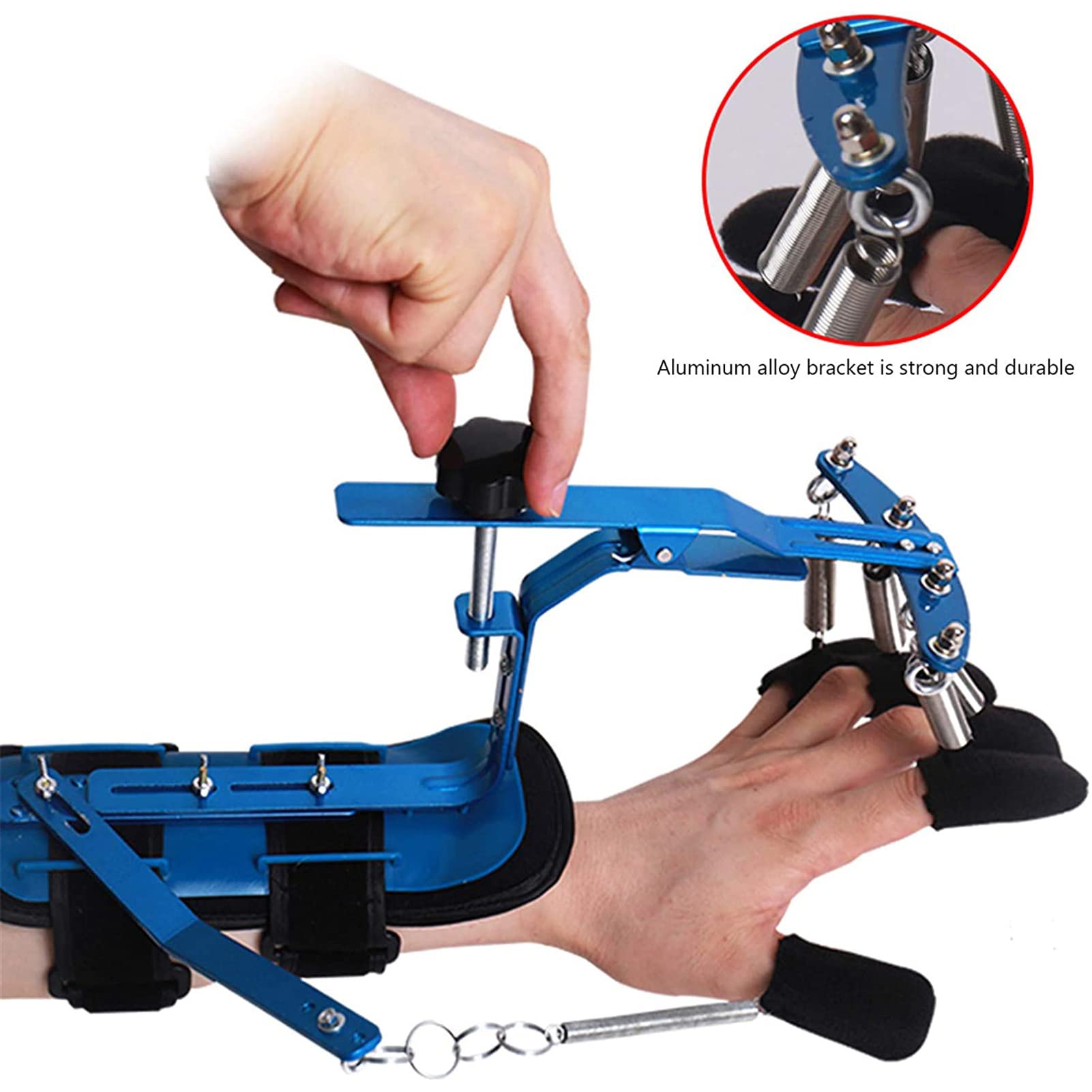 Tutore per la riabilitazione delle dita, plantari per riabilitazione delle dita regolabili Esercitatore per il polso Ortesi per il polso della mano Separato per la flessione delle dita Sched