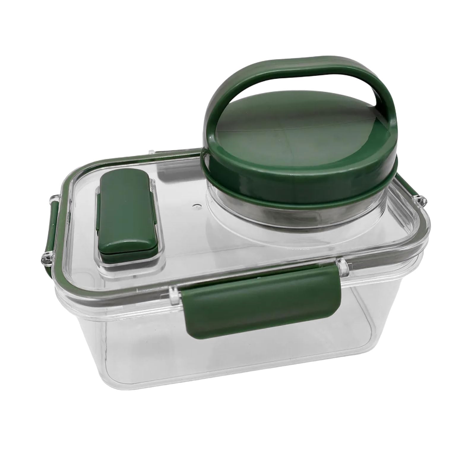 Buxuaaaa Portable Meal Container Portable Salad Bowl with Leakproof Lid for Work Lunches Gym Snacks and Camping Travel Salad Storage Container