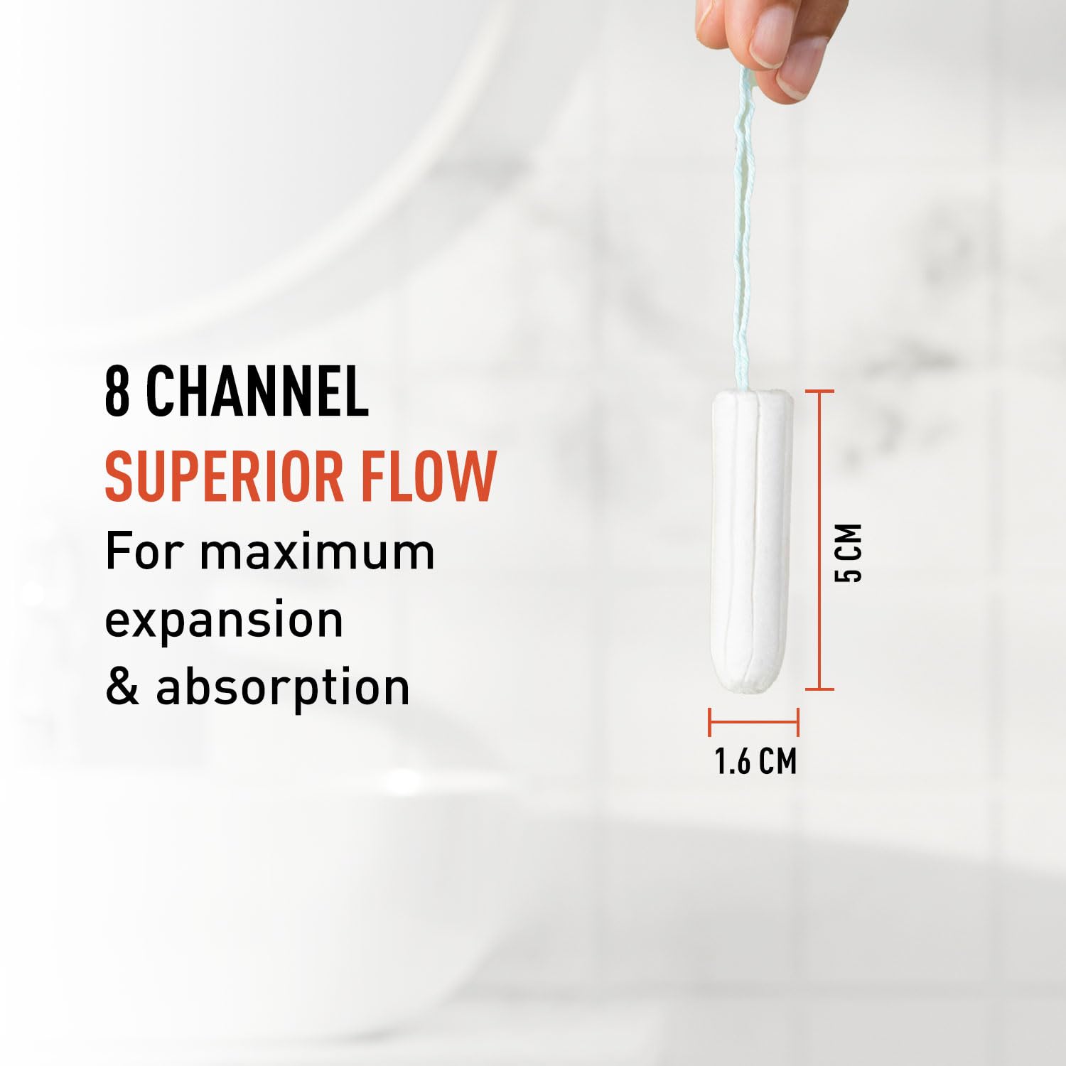 Sirona FDA Approved Natural Biodegradable Tampons - 20 Pieces | Super Plus Heavy Flow | Made in Europe | Safe to use | Highly Absorbent | Ultra Soft & Comfortable - Image 5 thumbnail
