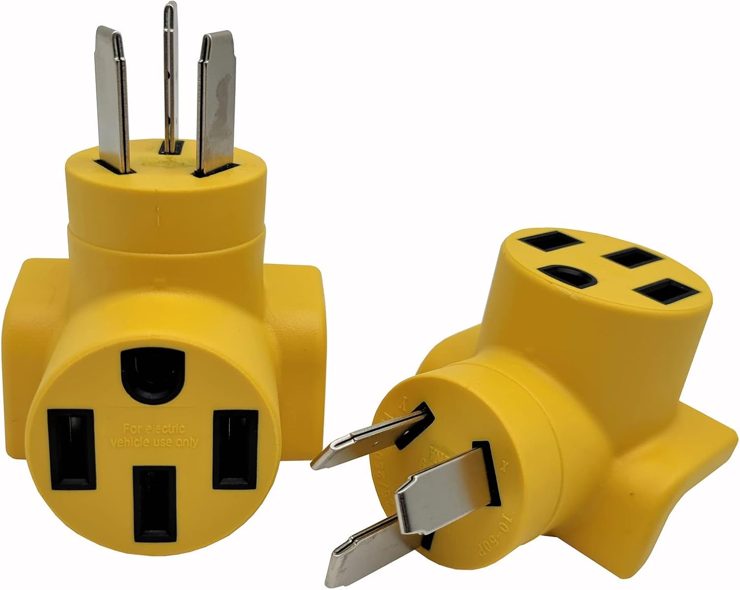 Parkworld 63111 EV Charging Adapter NEMA 10-50P to 14-50R One Piece Compact Adapter (ONLY for EV or Tesla use, NOT for RV)