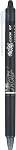 Pilot FriXion Clicker 0.7mm, Stylos de gel effaçables, point fin (paquet de 6, Noir/bleu)