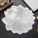 Photo Gallery zenzds 38cm 1-7pcs tovagliette in pvc resistenti al calore con fiori, tappetini da pranzo impermeabili e facili da pulire, accessori decorativi per la tavola per il ristorante di casa Photo Gallery zenzds 38cm 1-7pcs tovagliette in pvc resistenti al calore con fiori, tappetini da pranzo impermeabili e facili da pulire, accessori decorativi per la tavola per il ristorante di casa