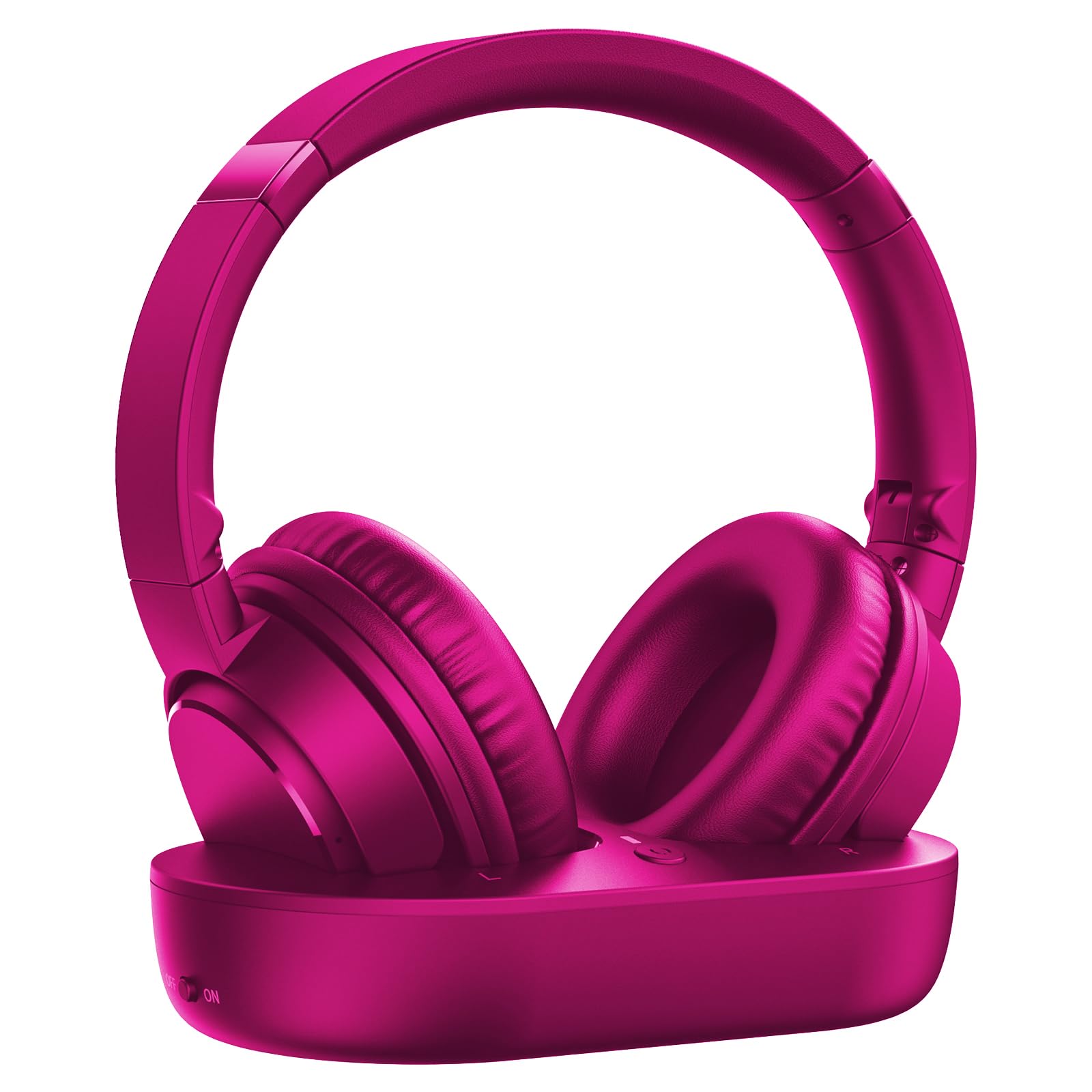 SKYCOMET Casque sans fil avec suppression du bruit AI, casque sans fil avec micro pour le travail et le centre d'appels (65 heures de lecture, bouton muet) – Noir