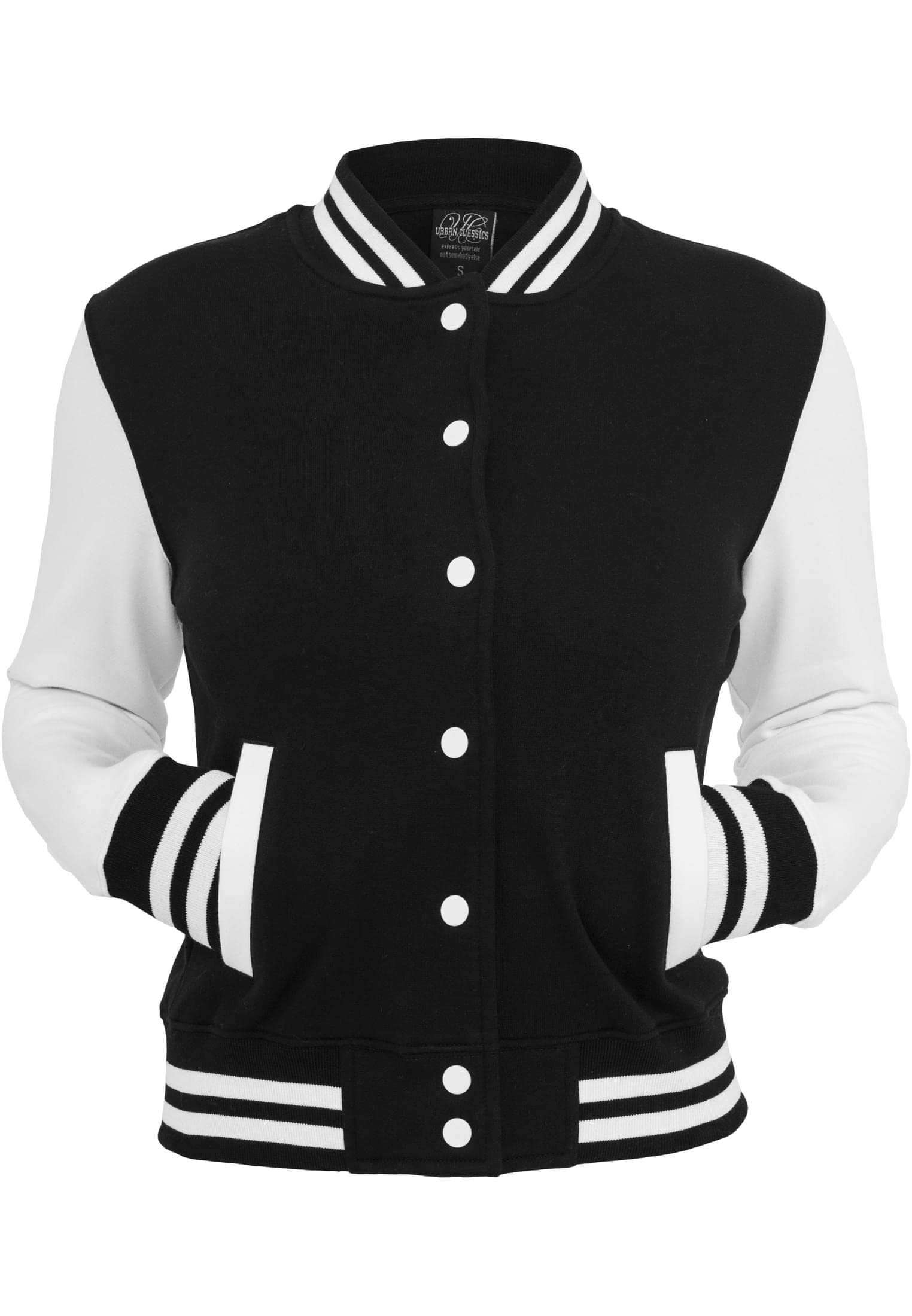 Urban Classics Damen Ladies College Sweat Jacket