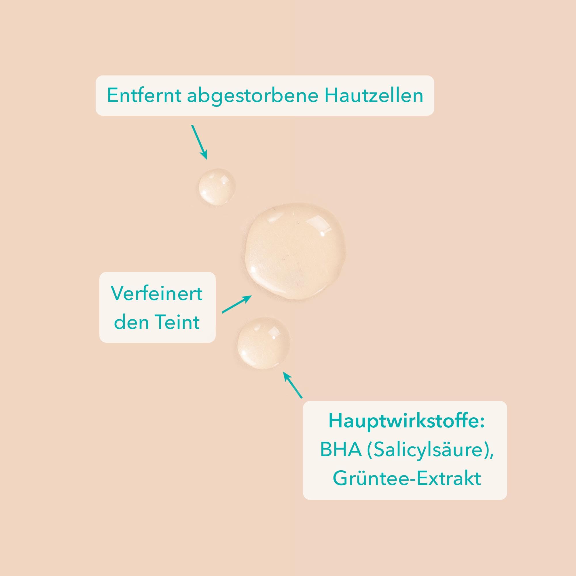 colibri skincare 2% BHA Peeling 100ml - Salicylsäure Peeling für alle Hauttypen - Chemisches Exfoliant für das Gesicht zur Minderung von Pickeln & Mitessern - hilft Poren zu verkleinern