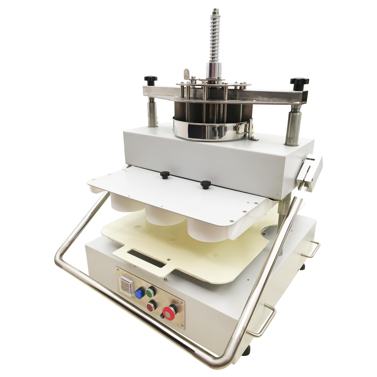 TECHTONGDA Dough Divider Rounder 14PCS Dough Divider Paste Forming Machine 100-180g Dough Cutting and Rounding Machine for Hamburger Bread Pizza Bakery