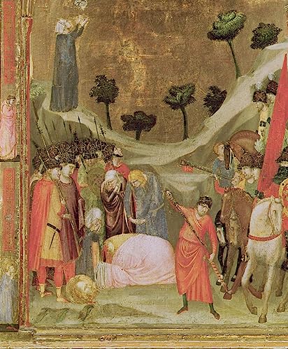 Tableaux sur Toile le Martyre de saint Paul de Giotto Art Mural 60x90cm