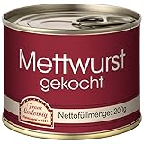 Franz Ludowig - Premium Dosenwurst vom Heide-Strohschwein, 200 g, Metzgereiqualität wie früher...
