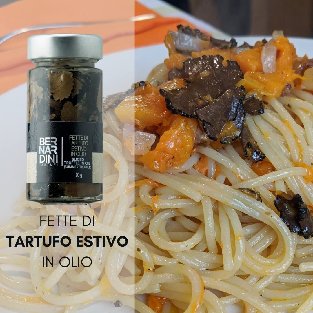 Fette di tartufo estivo (Tuber aestivum Vitt.) in olio 90gr - Bernardini Tartufi