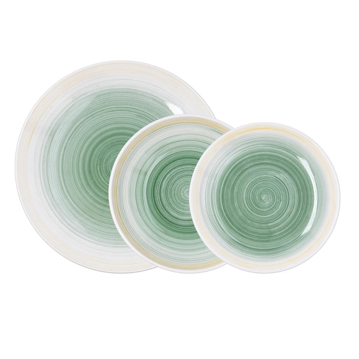 Quid Velvet Stoviglie Ceramica 18 Pezzi - 6 Persone Altre Ceramiche Adatto Microonde Impilabile
