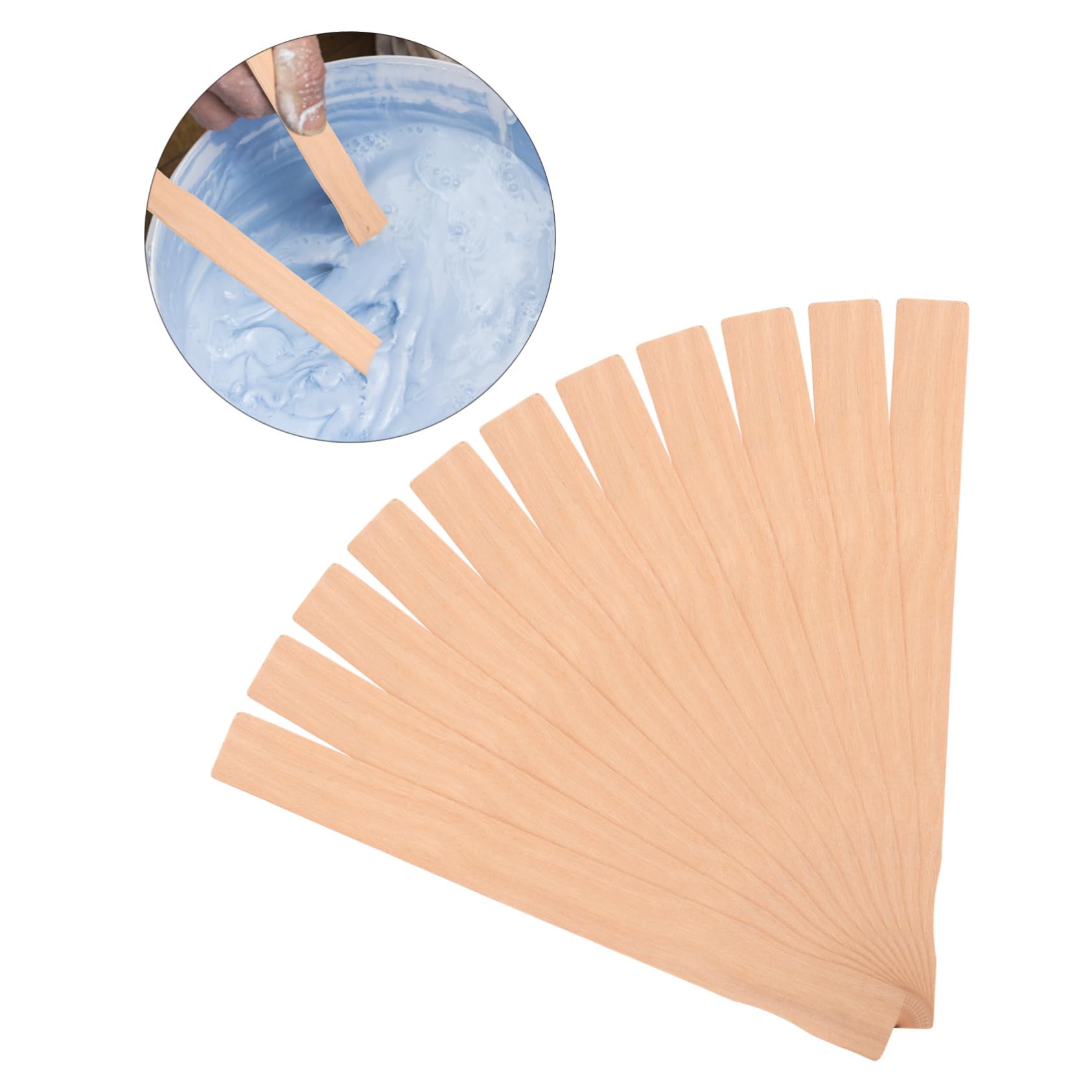 MAGICLULU 4 Sätze Holz Rührstäbe Für Farbe Manuelles Farbmischwerkzeug Leicht Und Für Bauprojekte Und Heimwerkerarbeiten Für Gleichmäßiges Von Farben 25 Stück * 4