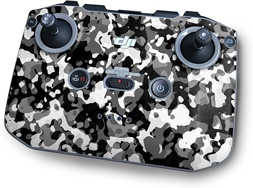 MightySkins Skin compatible con el controlador DJI RC-N1 - Negro Modern Camo | Funda protectora de vinilo duradera y única | Fácil de aplicar |