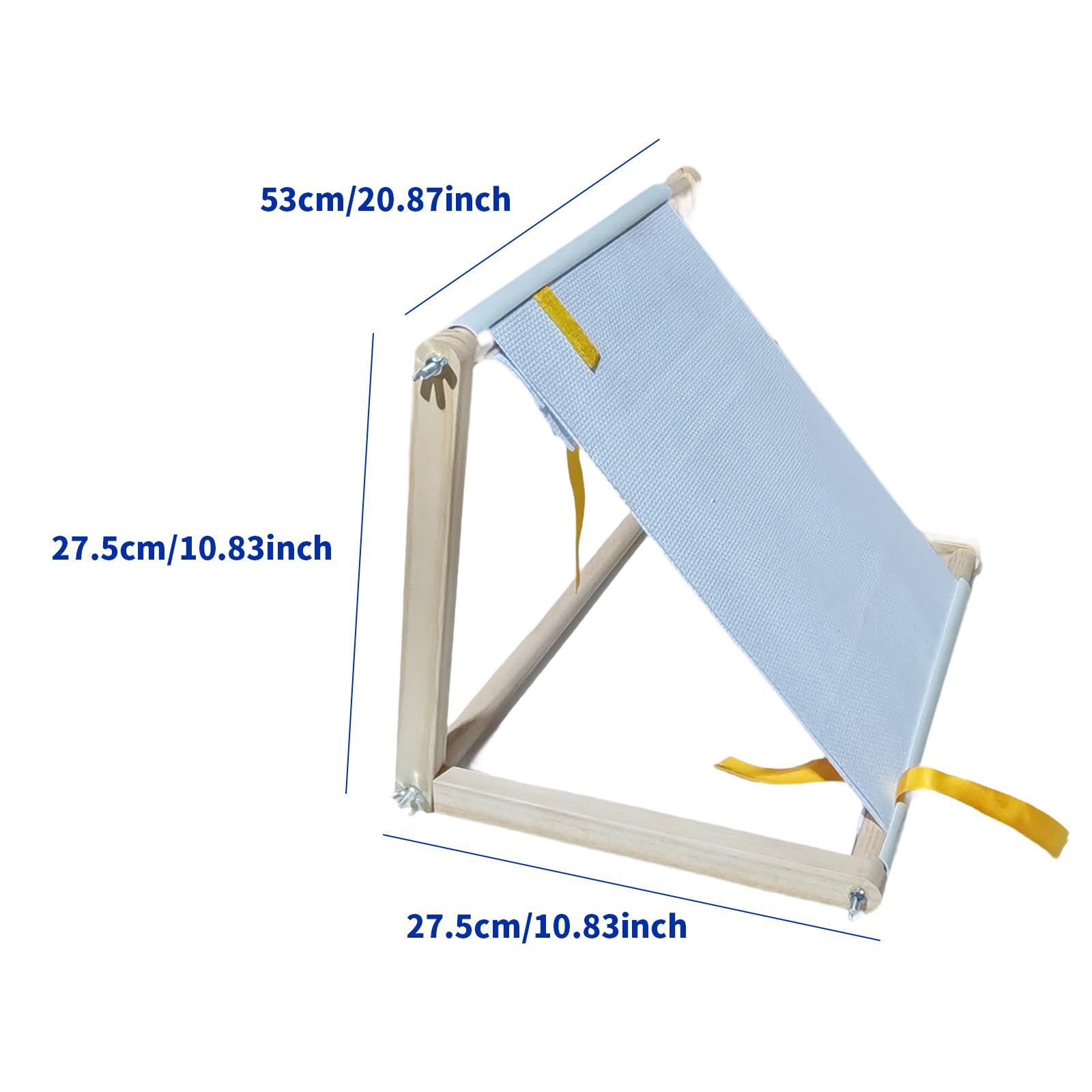 Supporto da Tavolo per Ricamo, Supporto per Ricamo a Punto Croce, Strumento per Ricamo in Legno, Accessori per Cucito, Telaio per Punto Croce da Tavol, Dadi Metallici