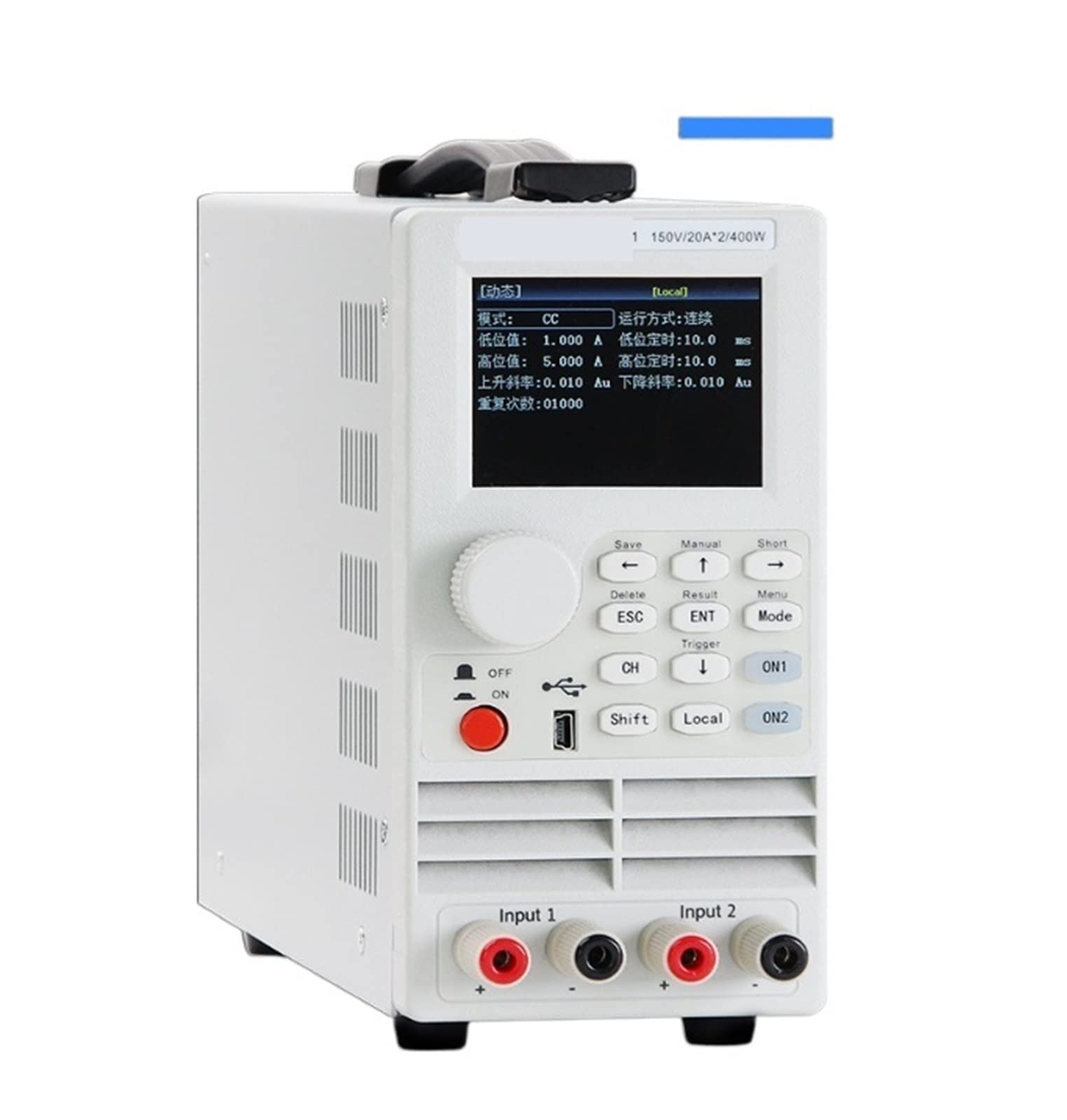 Testeur de batterie, Testeur de capacité de batterie de charge électronique d'instrument de charge cc testeur de puissance de chargeur de puissance d'entraînement de LED(9621)