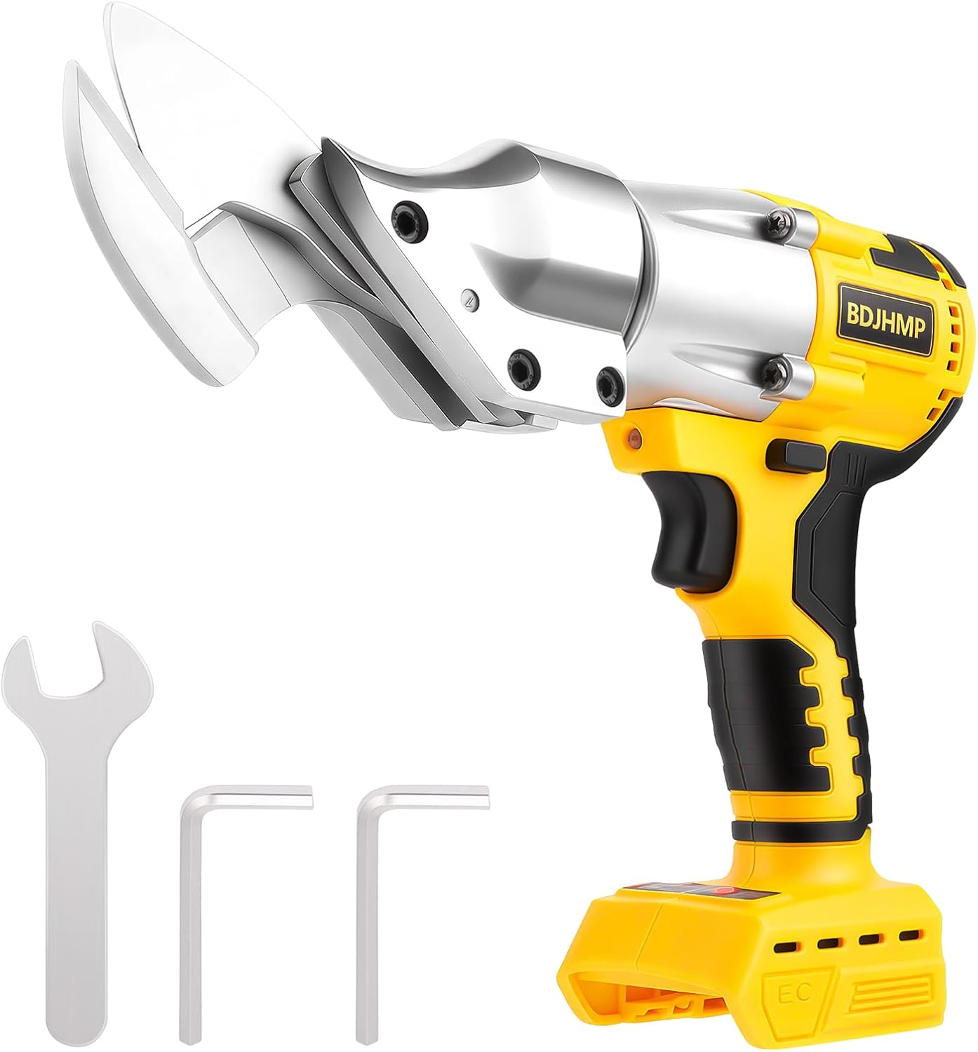 Electric Metal Shears for DeWALT 20V Max Battery, Cordless Metal Shears 295Ft-Lbs/400Nm Torque Cuts 18GA Material, Metal Cutter, Brushless Scissors for Cutting Stainless Sheet, Iron, Carpet