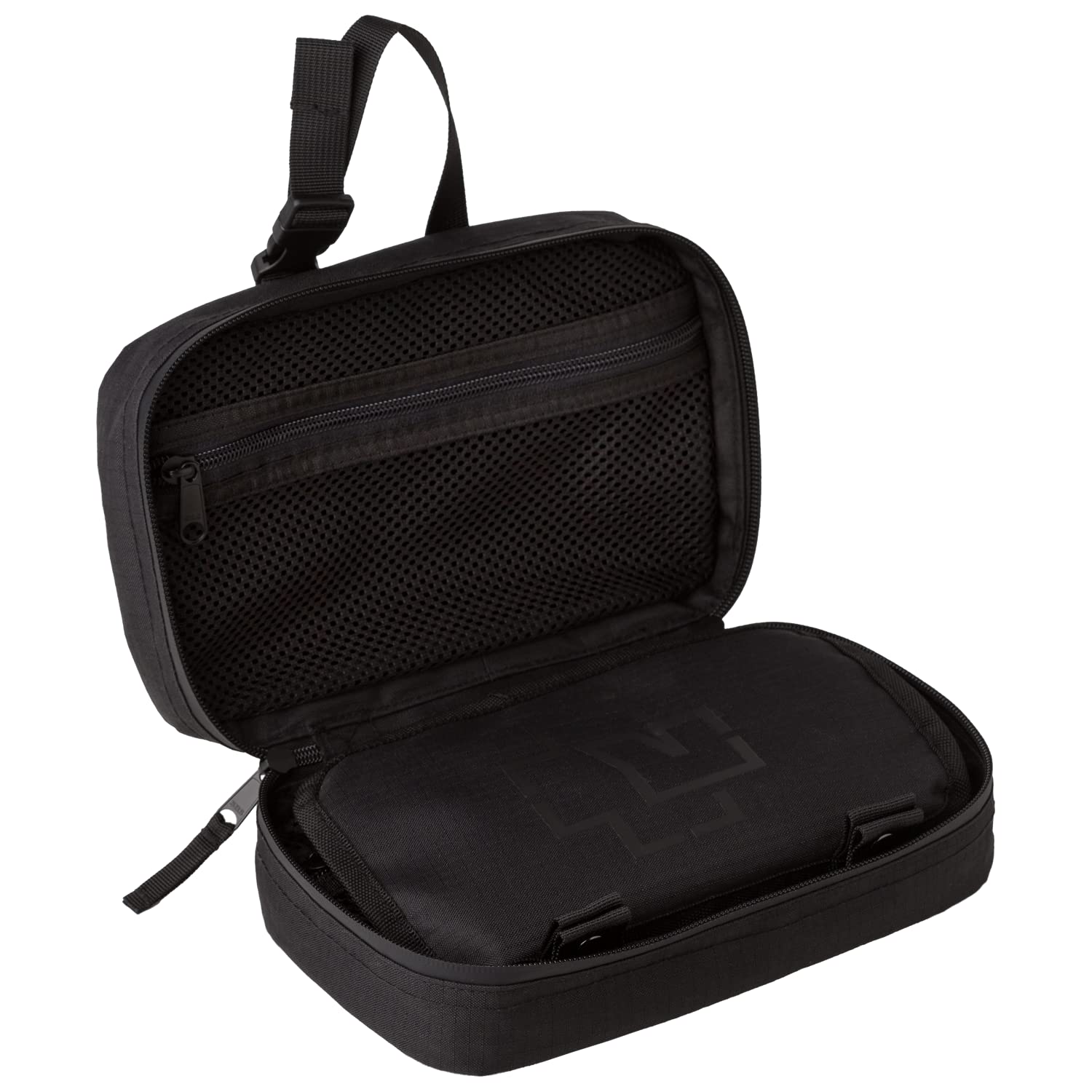 Rammstein Kulturtasche Eitelkeit schwarz, Offizielles Band Merchandise Waschtasche Kulturbeutel