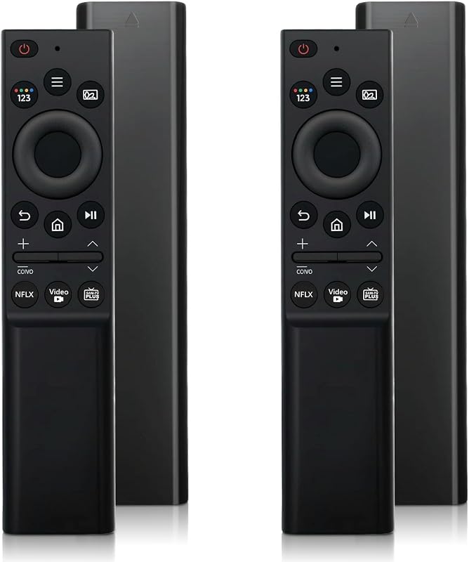 【Pack of 2】 Universal Remote for Samsung Smart TV – Infrared Remote Control Replacement for QLED UHD 4K HDR LED LCD Curved TVs – Compatible with BN59 Models – Netflix & P-Video Keys
