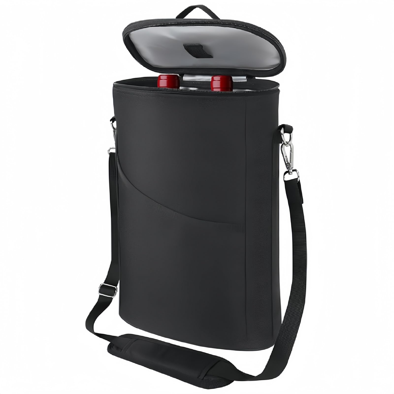 2 Bottle Insulated Wine Cooler Bag, Wine Tote Carrier,Insulated Leakproof Cooler Backpack with Shoulder Strap, for Beach, Camping, Picnics, Travel, Gatherings, Parties, RV, Birthday, Various Festivals
