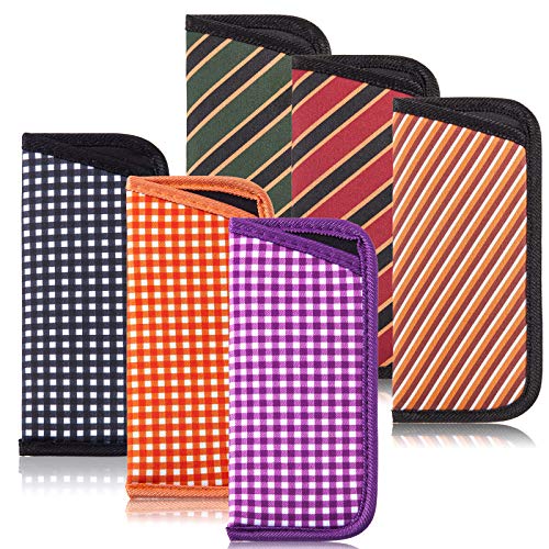 Image of TRIUMPH VISION 3 Pack Reading Glasses Pouch Soft Case Eyeglass Sleeve Slim | Alternative to Bulky Case in bag, Lightweight Lined Padded Protect Optical lens Slip in, Cute Pattern Portable for Daily Use
