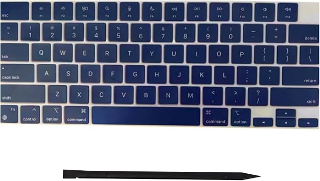 Laptop Keyboard Keycaps Keys Replacement for MacBook Pro/Air Retina 13.6/14/15/16" M2/M3 Pro Model A2681 A3113 A2941 A3114 A2779 A2780 A2918 A2992 A2991 2022-2024 Year Midnight Blue
