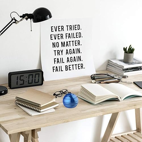 Miniatura 7 de Juguete giratorio de escritorio cinético, bola de juguete cinética de escritorio de 1.77 pulgadas para ansiedad, TDAH, ilusión óptica, juguetes