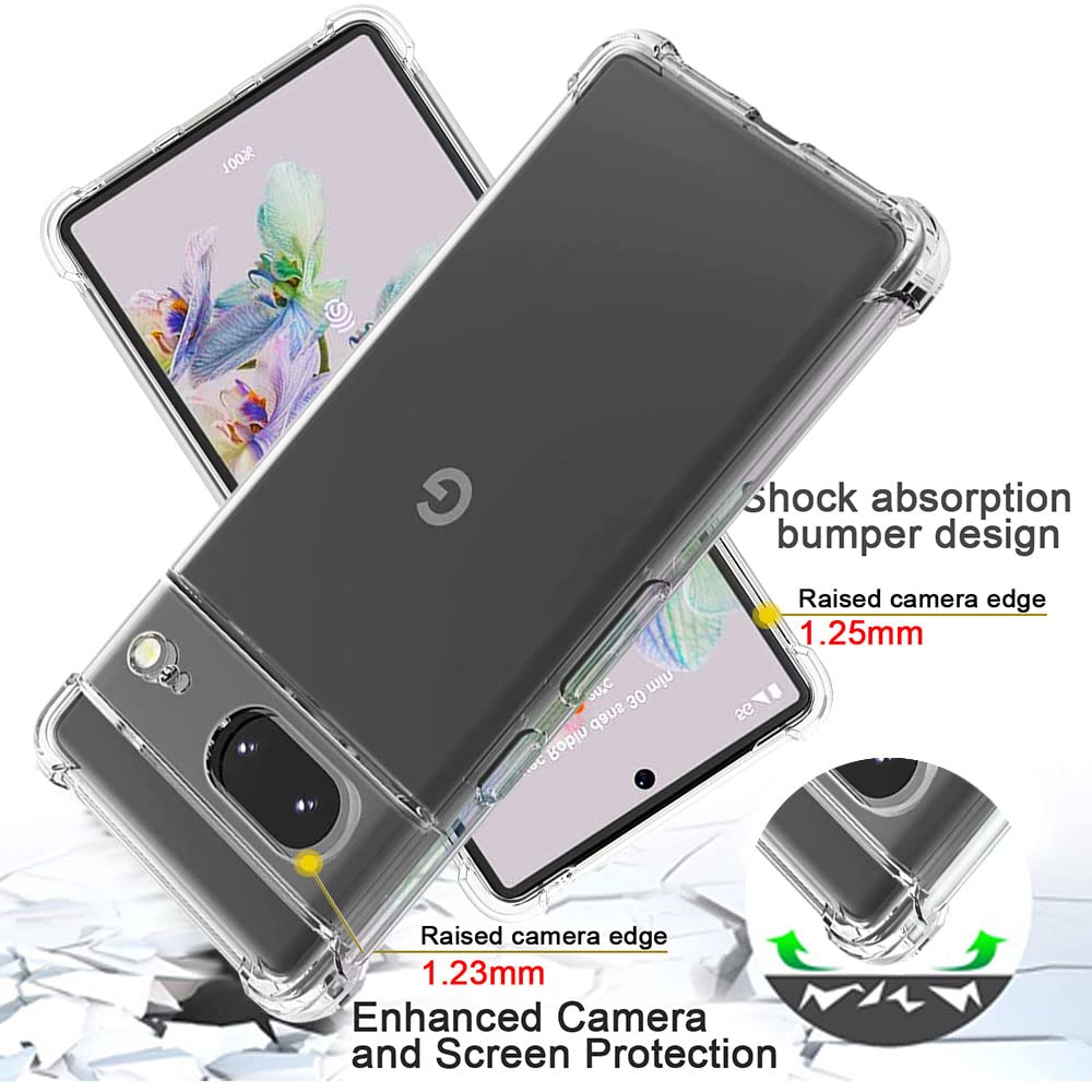 Custodia Morbida Trasparente In TPU Per Google Pixel 7a - Foto 3