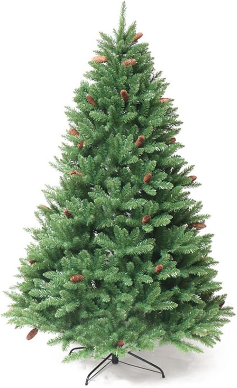X-mas Tree Decoration - Encrypted 4.7 FT Christmas Tree, PVC Pine Cone Christmas Tree Home Decor