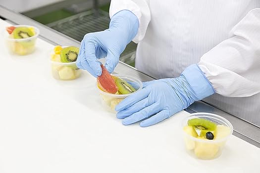 Amazon.co.jp: プロテクガードブルーニトリルグローブ 69321(M)100ﾏｲｲﾘ