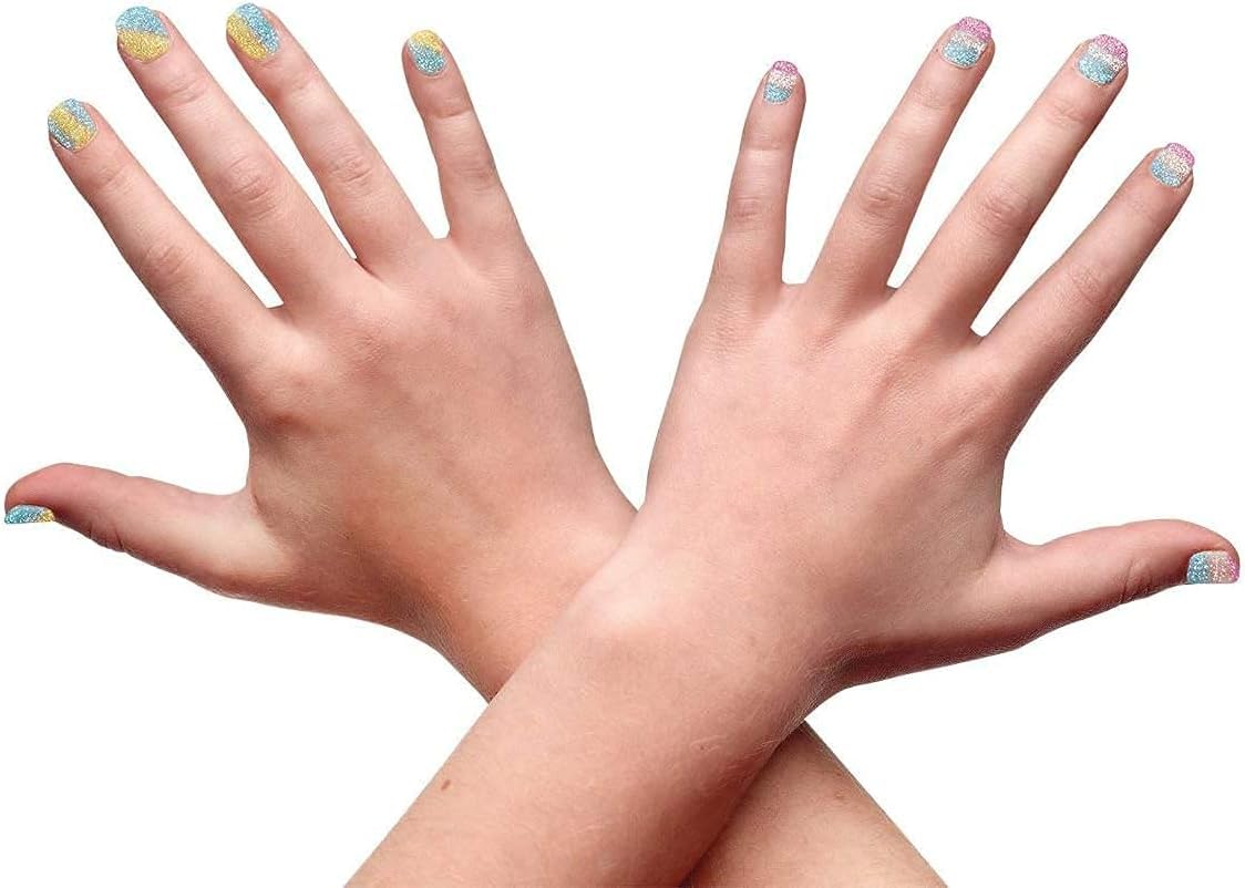 Ixora Nail Art Studio, Nail Salon Glitter Set, salon game at home and throw Glitter Accents Nail Art Party Nail Care Essentials- Girls 5 Years Old 3