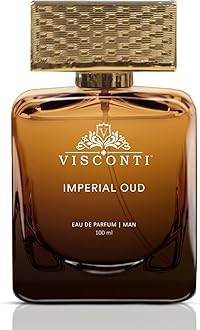 Visconti Imperial OUD Perfume For Men Eau De Parfum Long Lasting Fragrance With Agarwood Oud, Patchouli & Saffron Oriental Scent and Anti-Stain Premium Luxury Perfume, 100 ml