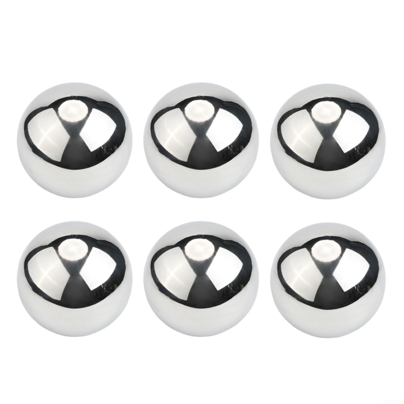 Alanmoship Stainless Steel Floating Gazing Balls Mirror Finish Garden Pond Decorative Spheres Outdoor Water Feature Ornaments 100MM & 51MM Set(51MM)