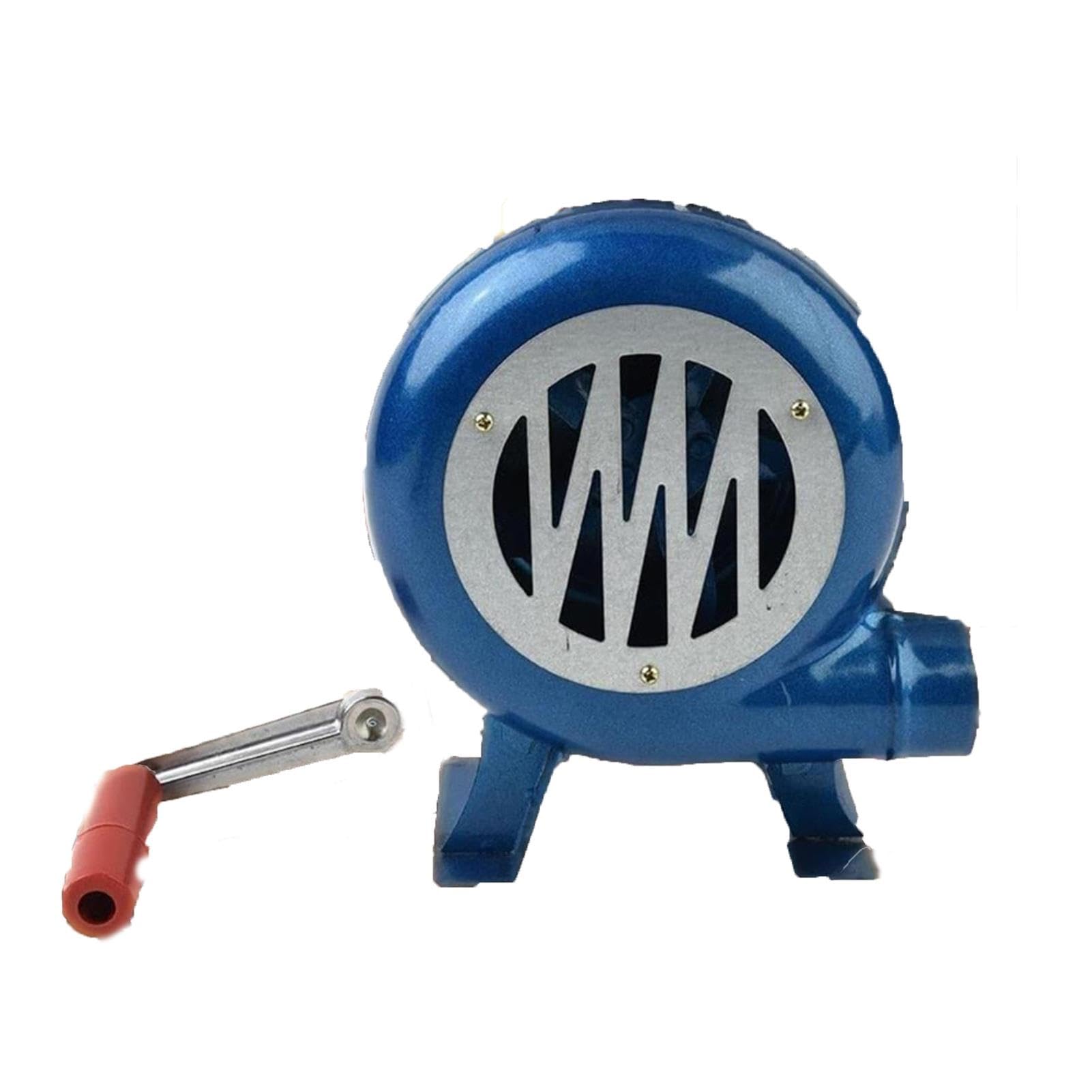 Iron Gear wentylator do popcornu – ręczna korba kowalska, dmuchawa do kucia, ręczna dmuchawa powietrza, do gotowania, metalowe skrzydła wentylatora, na piknik, na kemping (300 W)