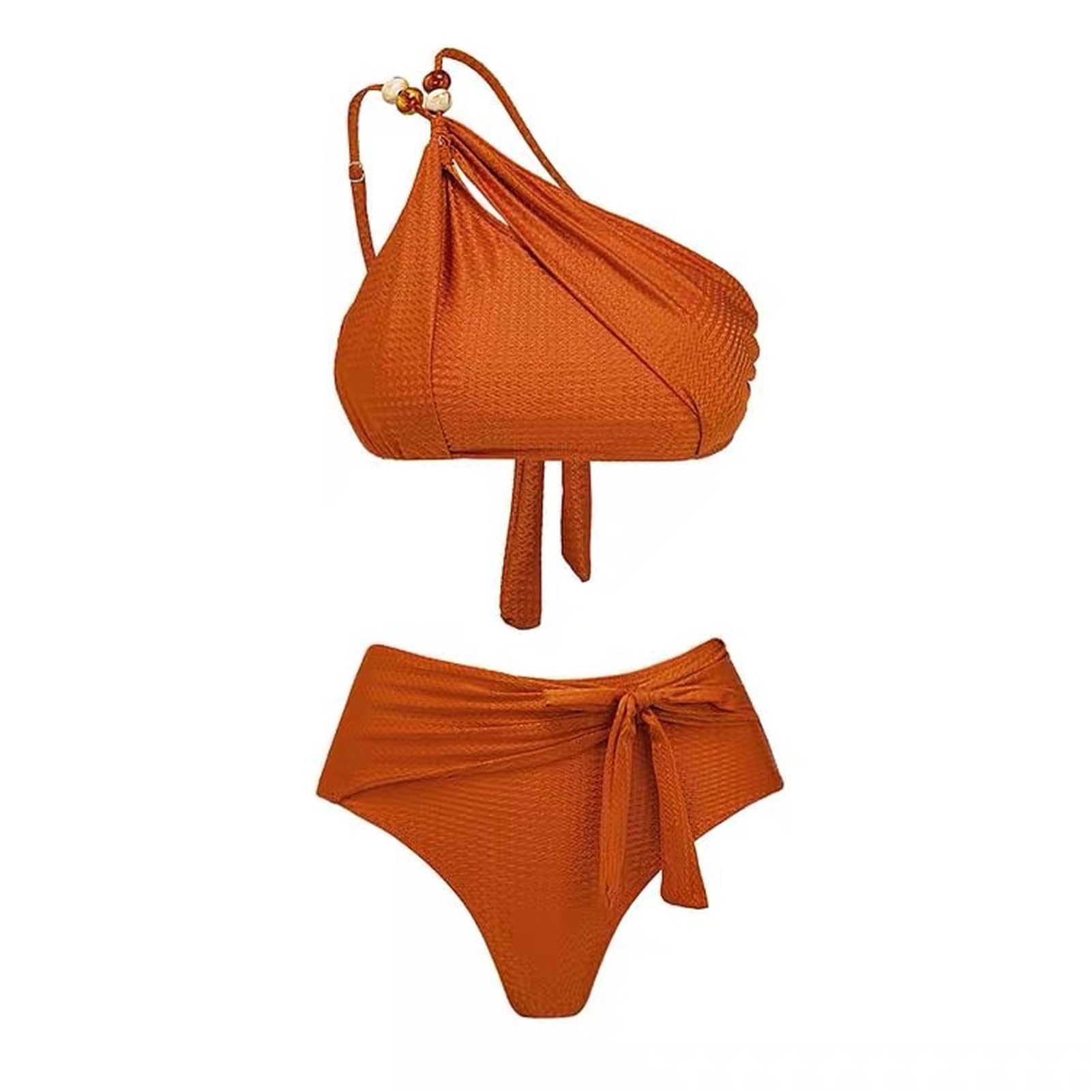 Costume intero da donna con gonna copricostume da bagno pareo da spiaggia estivo
