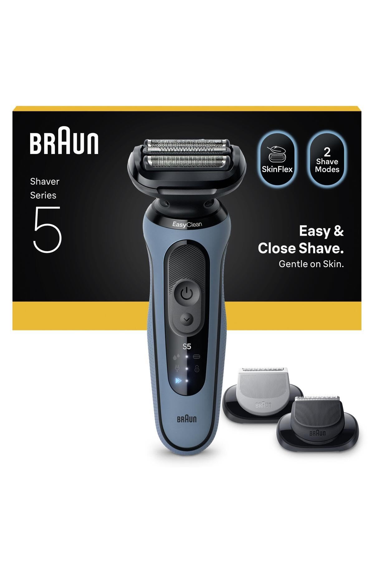 Braun Series 5 Elektrikli Tıraş Makinesi, Islak ve Kuru, Hassas Düzeltici, Vücut, 52-A1650S