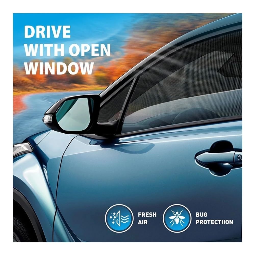 Protección Solar para Ventana De Coche, Cortina Magnética