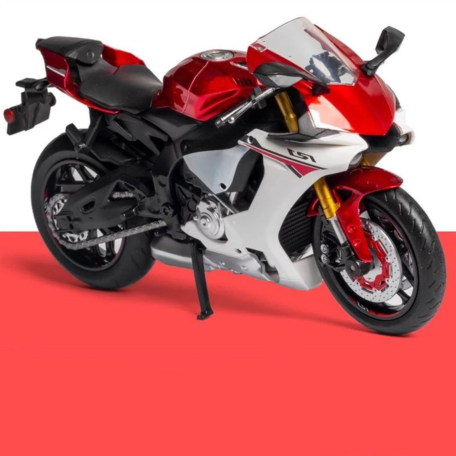 SEYXF Motorbike Toy Motorcycle Toys Collection for Y-AMAHA YZF-R1 Die Cast Model Birthday Gift 1:12