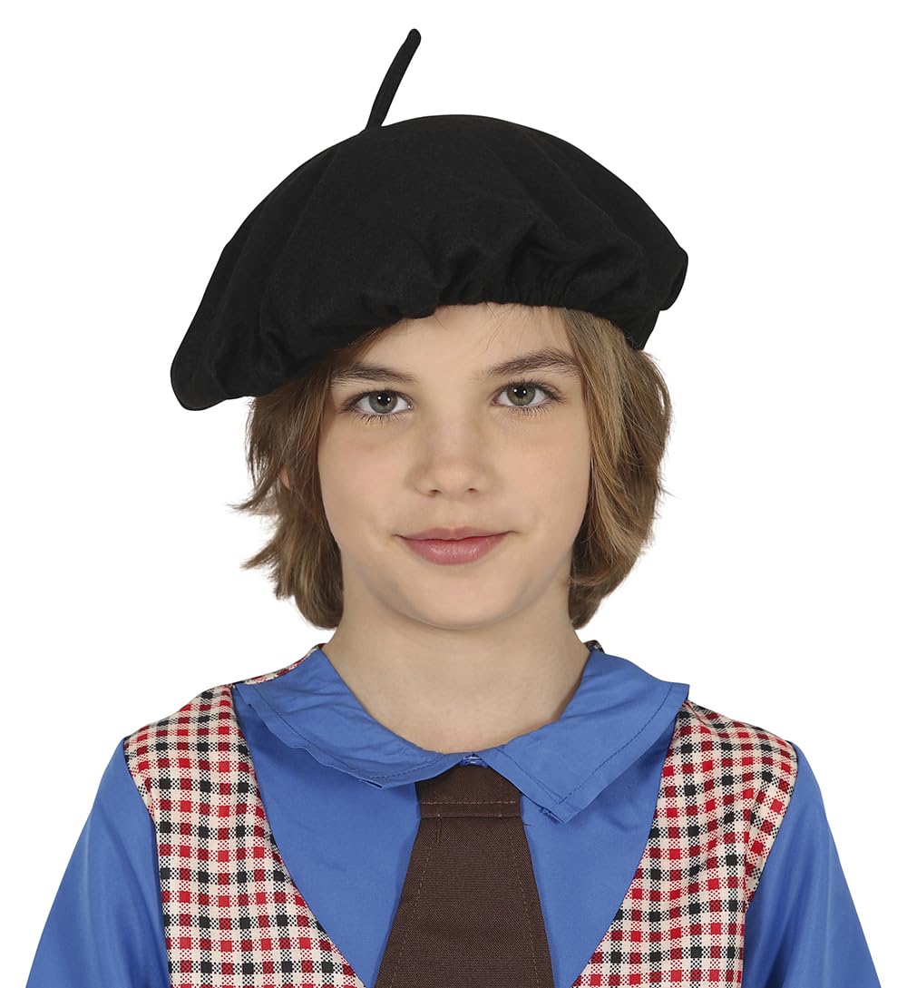 FIESTAS GUIRCA CHILDREN'S BLACK BERET
