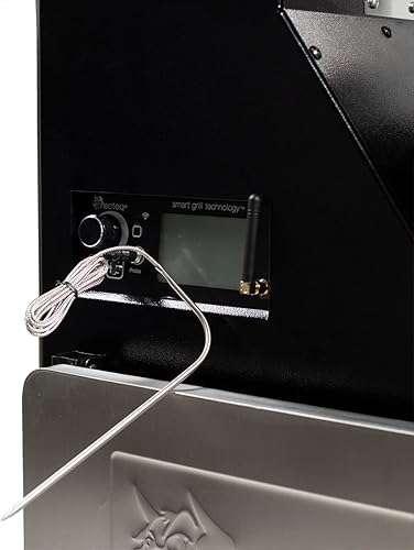 Miniatura 7 de recteq Parrilla de pellets RT-B380X Bullseye Deluxe, parrilla eléctrica para ahumar pellets con WiFi, barbacoa al aire libre, ahumar, quemar y más