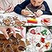 Christmas Cookie Cutters, 8Pcs Winter Holiday Cookie Cutter Set, Stainless Steel Metal Cutter with Gingerbread Men,Christmas Tree,Snowflake, Candy Cane, Angel, Santa Face,Stocking,Mitten