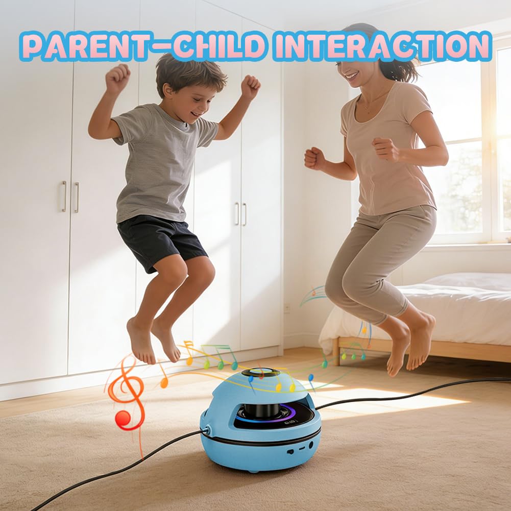 Comba electrónica con mando a distancia, cuerda de saltar eléctrica, 10 niveles de velocidad, música Bluetooth, Smart Jump Rope Machine, contador de pantalla LED