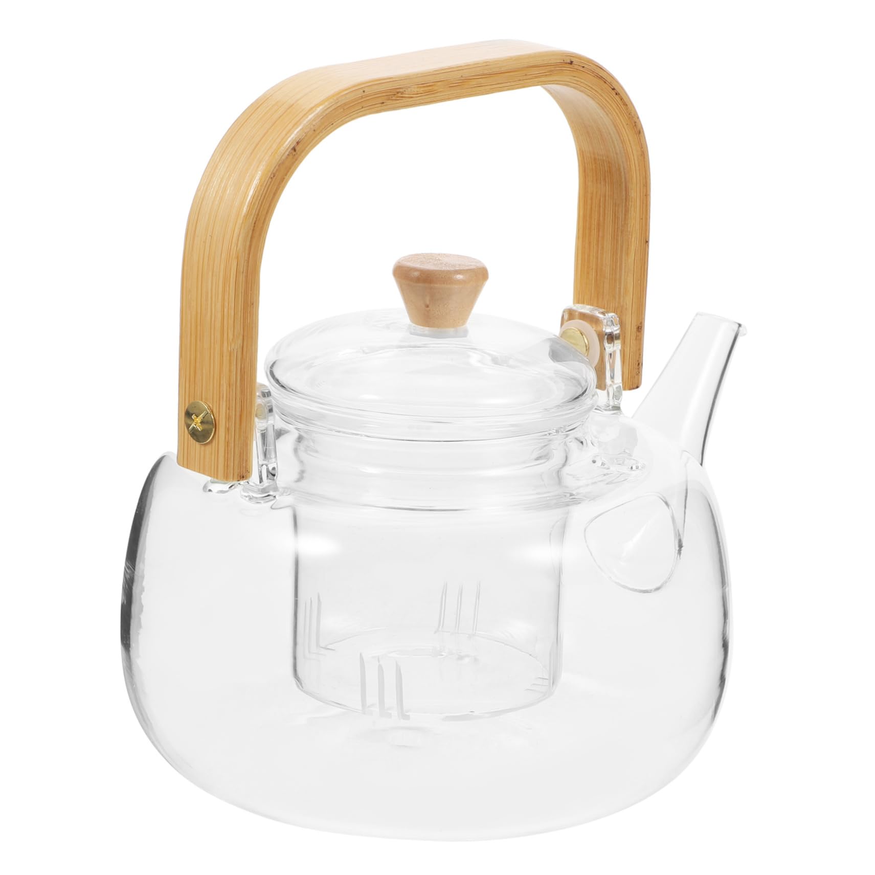 Théière verre borosilicate facile à nettoyer infuseur de plantes légères OUNONA