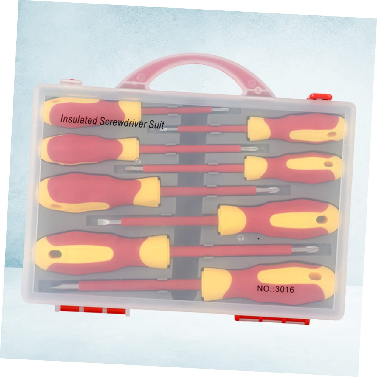 Kit Di Cacciaviti Isolati in Acciaio -vanadio Set Di Utensili Manuali Di Precisione Per Elettricisti Leggero e Portatile